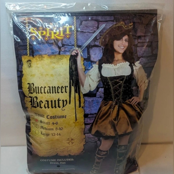 Spirit Halloween | Women's Buccaneer Beauty Adult Costume Small (4/6) - Picture 1 of 11